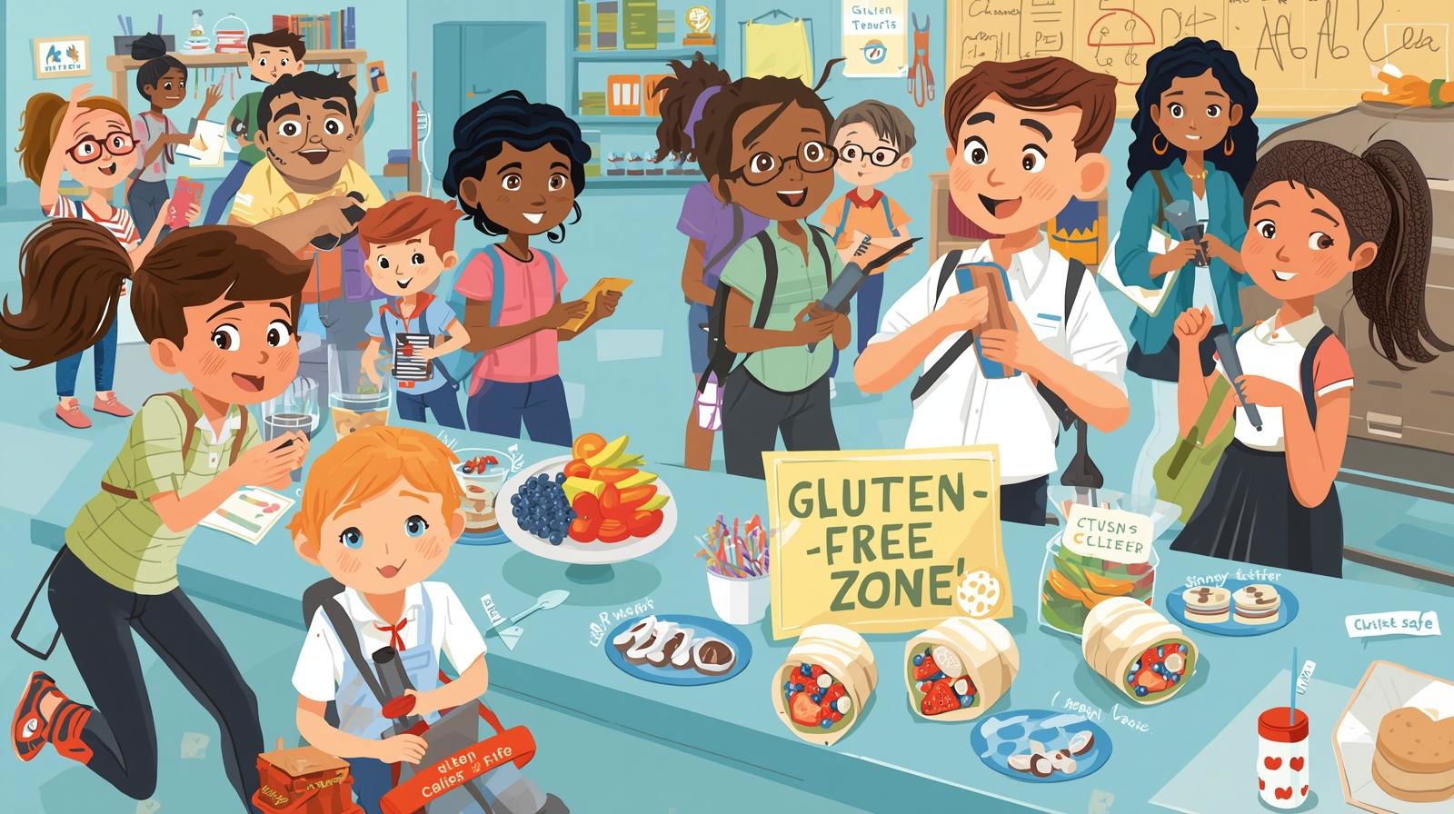 الطّلاب السيلياكيين في المؤسّسات التّعليميّة